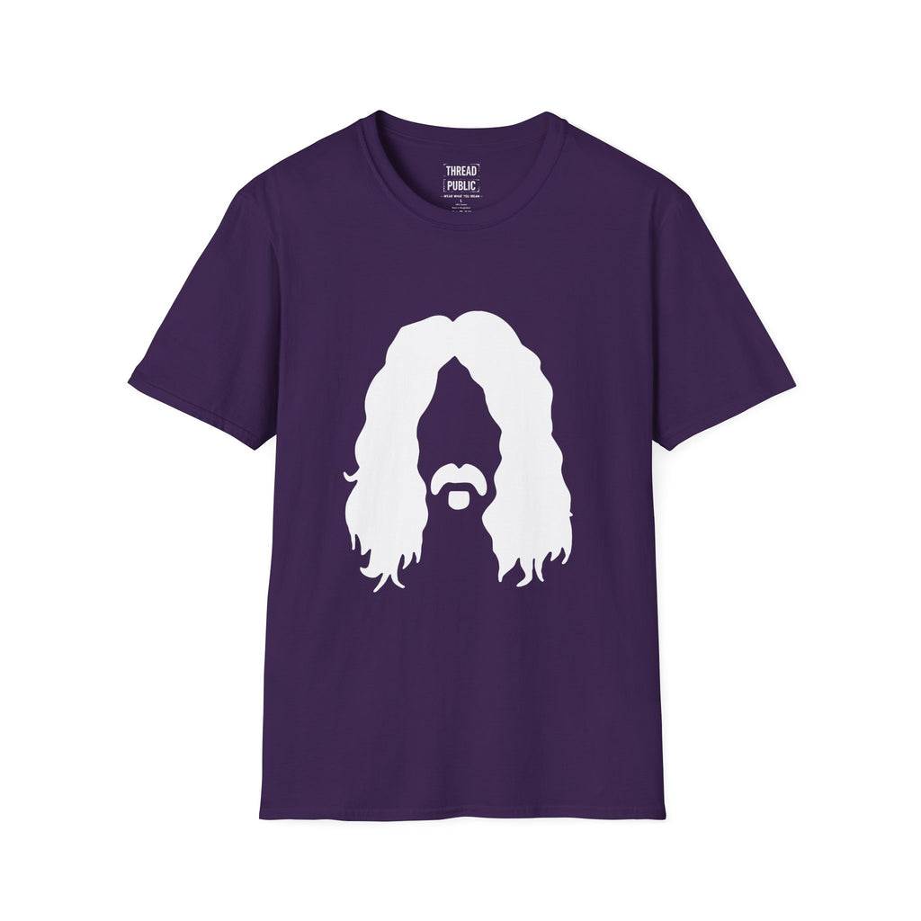 Zappa Quote T-Shirt | Minimal Portrait, Back Typography