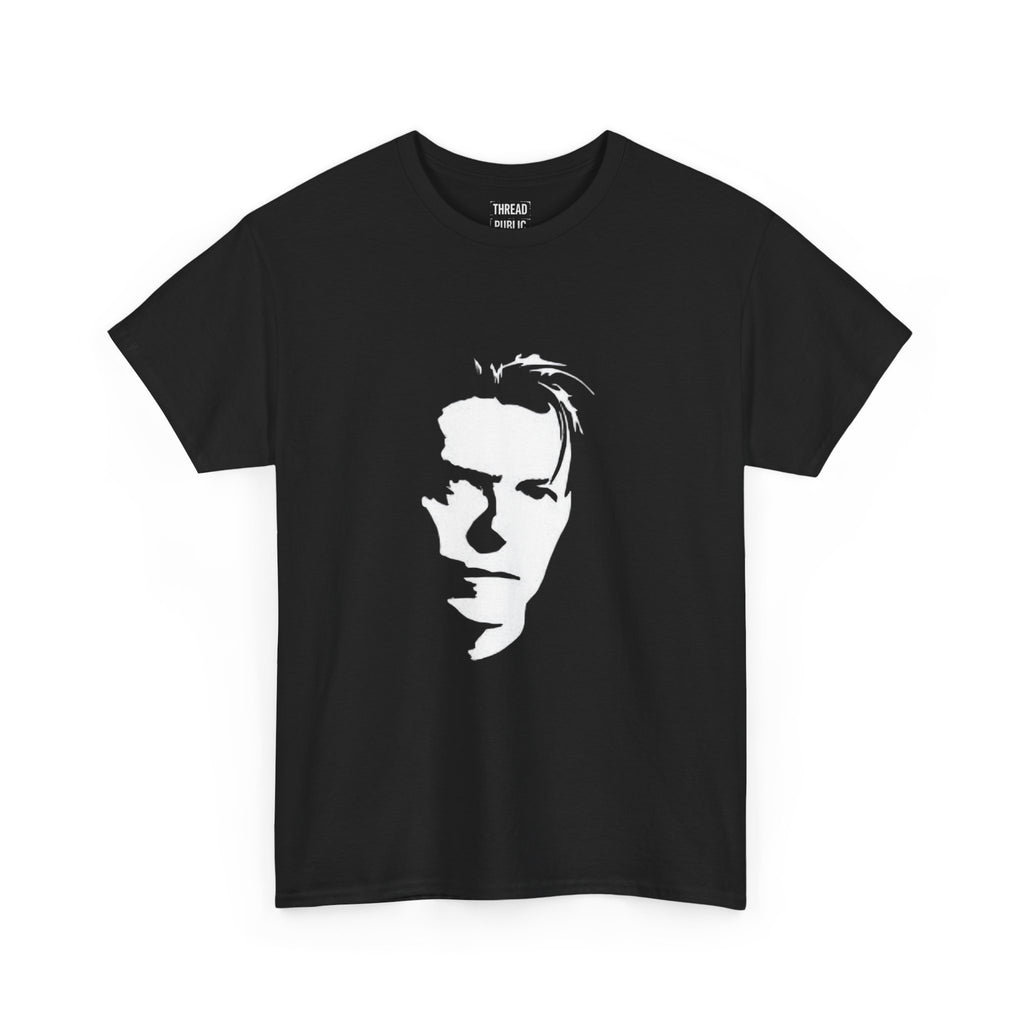 Bowie Quote Tee | "There's a terror in knowing what the world's about" back print