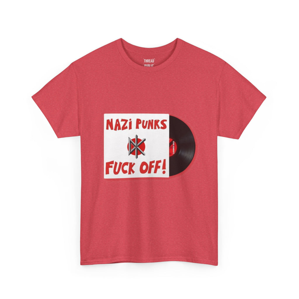 Nazi Punks Fuck Off Tee | Anti-Fascist Record Graphic Shirt