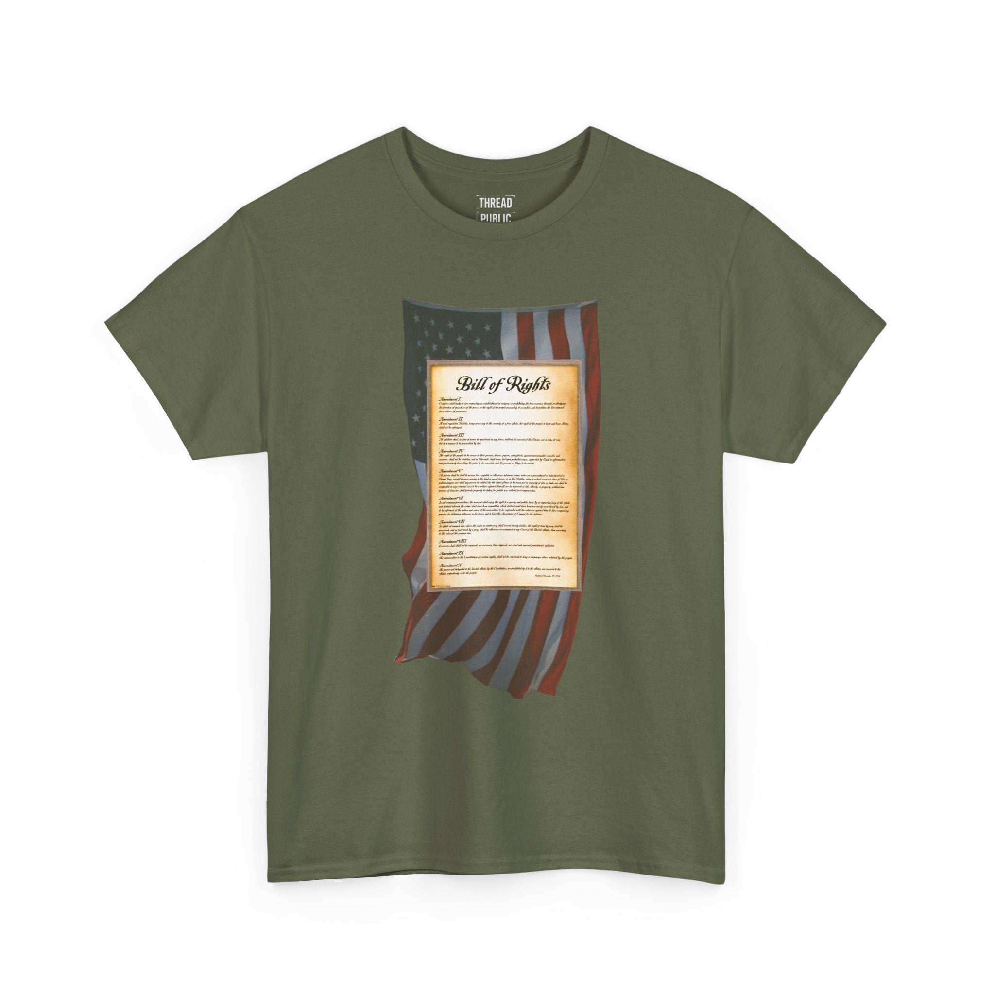 Bill of Rights T-Shirt | US Constitution Rights Document Tee