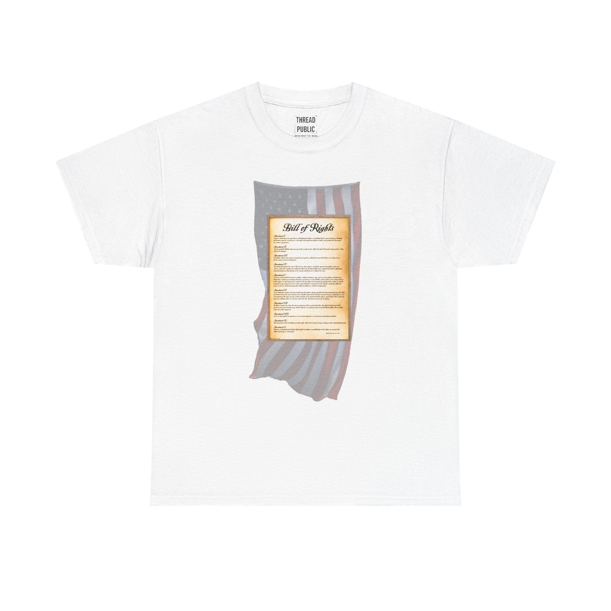 Bill of Rights T-Shirt | US Constitution Rights Document Tee