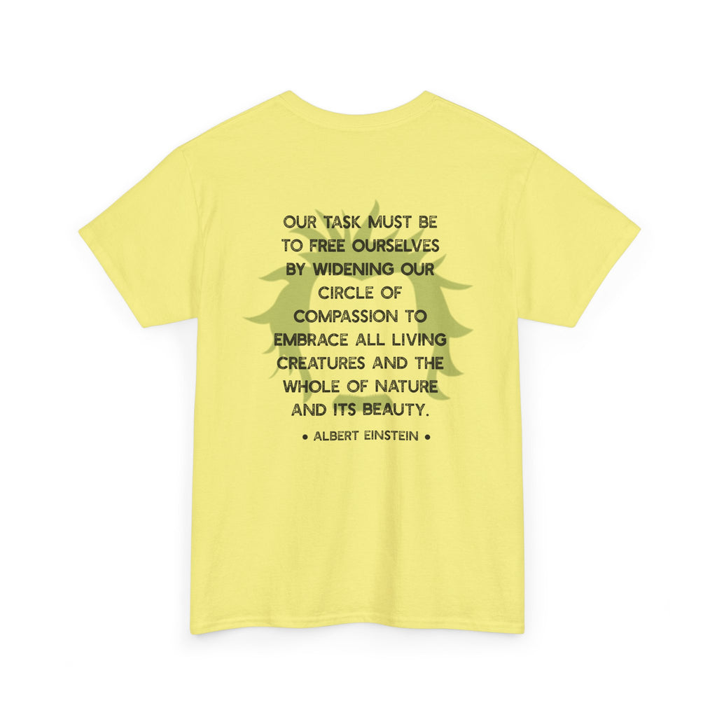 Einstein quote tee | Circle of Compassion