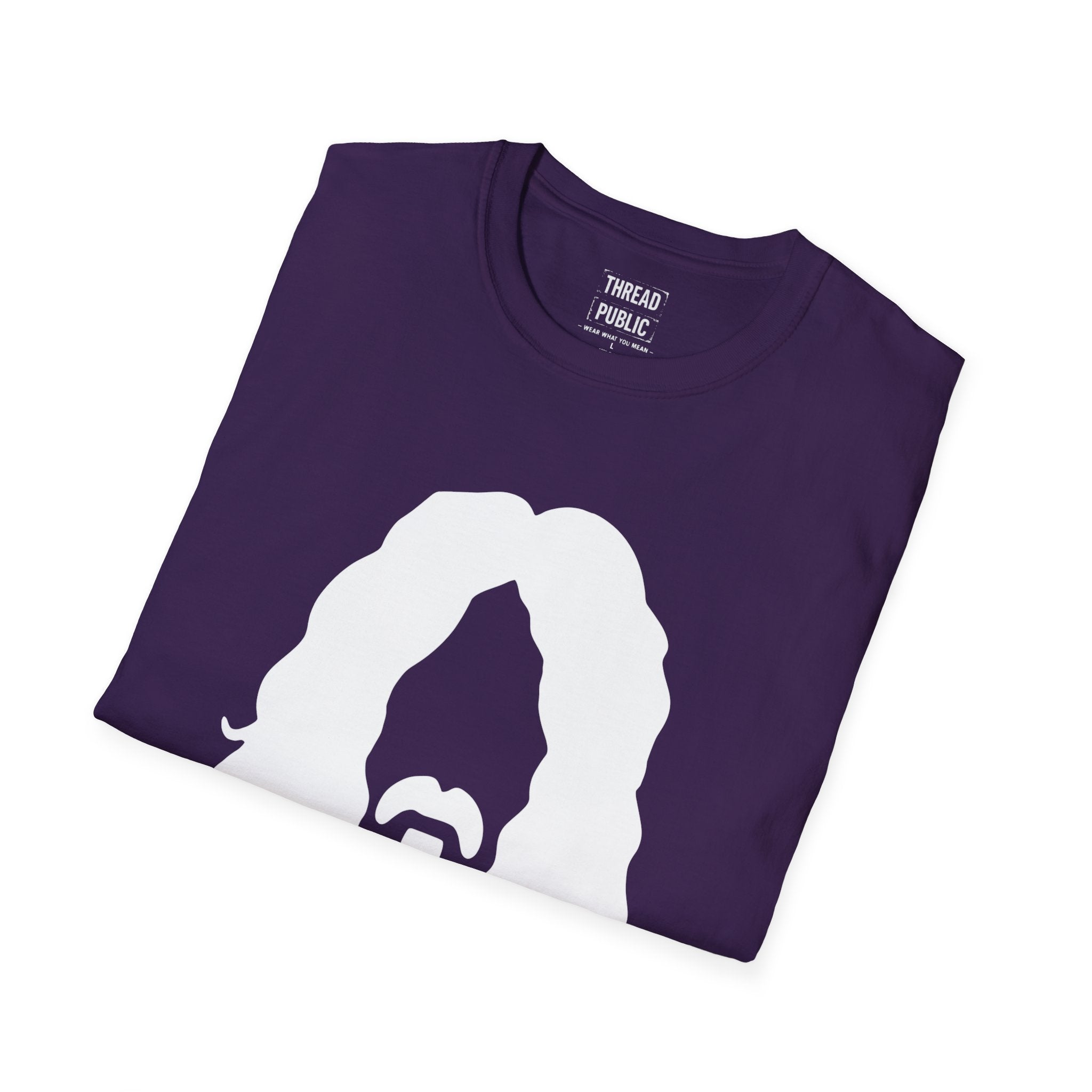 Frank Zappa Quote T-Shirt | Minimal Portrait, Back Typography