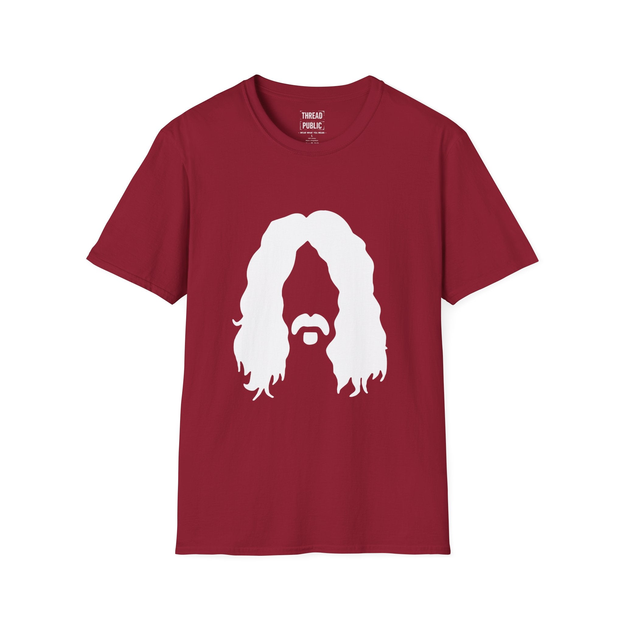 Zappa Quote T-Shirt | Minimal Portrait, Back Typography
