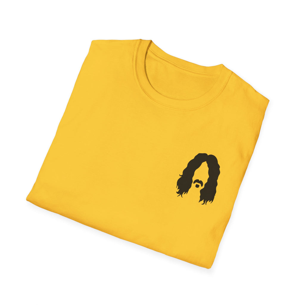 Copy of Copy of Frank Zappa Quote T-Shirt | Minimal Portrait, Back Typography