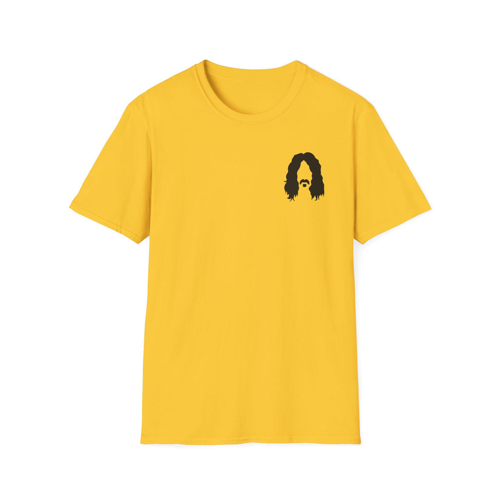 Copy of Copy of Frank Zappa Quote T-Shirt | Minimal Portrait, Back Typography