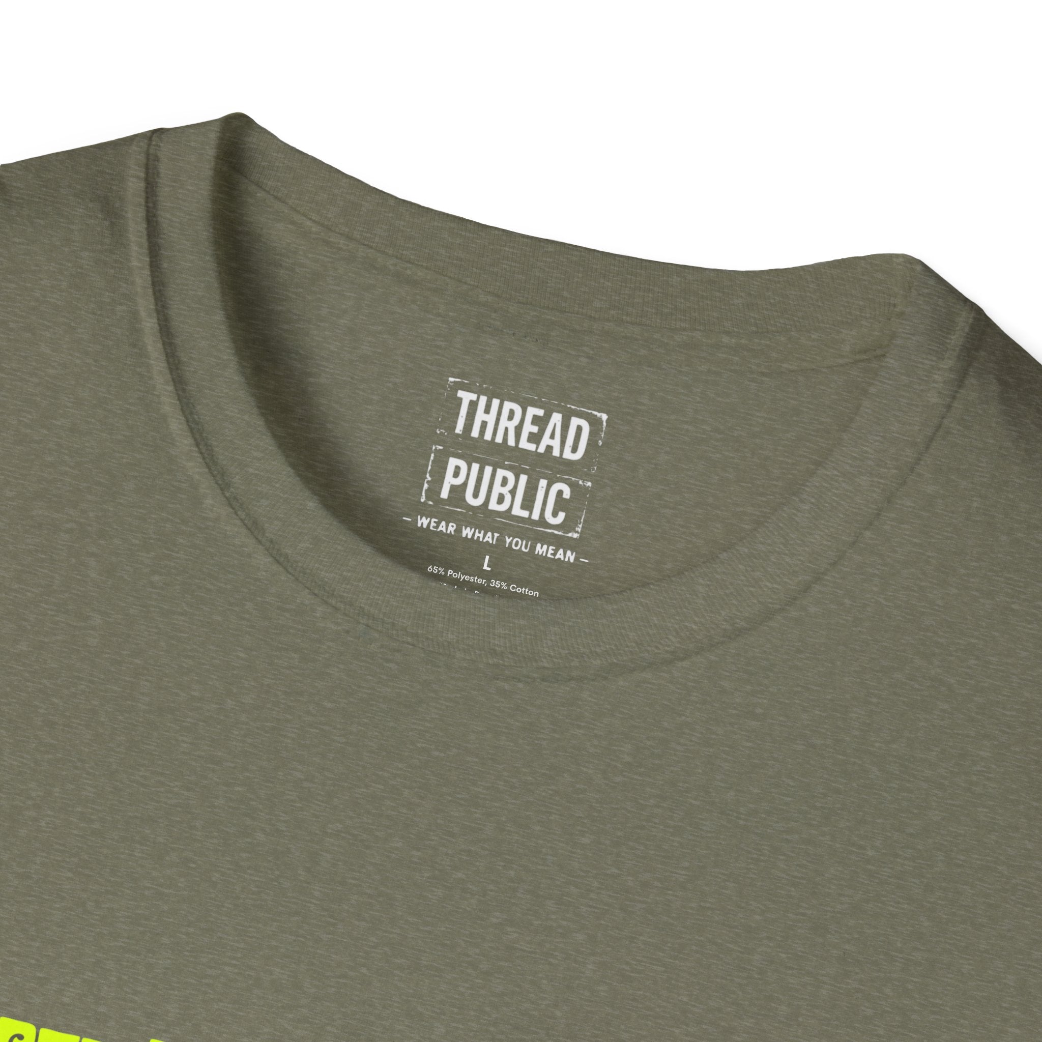 Jimi Quote T-Shirt | Retro Guitar Portrait, Yellow Text