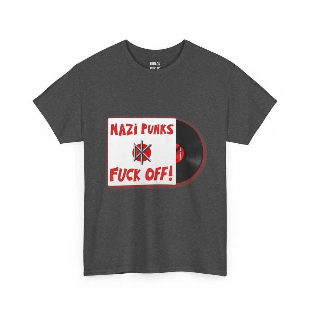 Nazi Punks Fuck Off Tee | Anti-Fascist Record Graphic Shirt