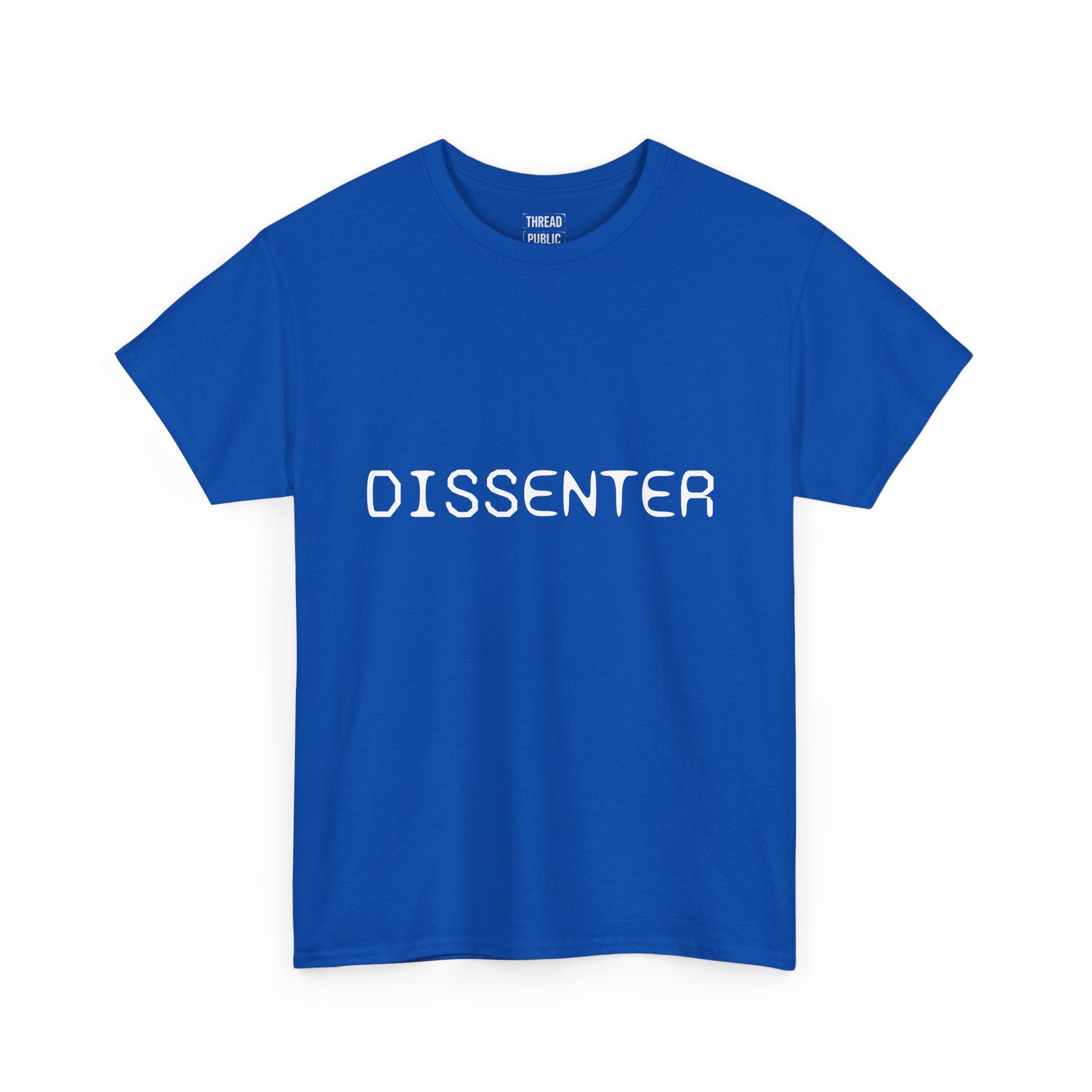 DISSENTER T-Shirt | Minimal Text Tee, Bold Statement Shirt