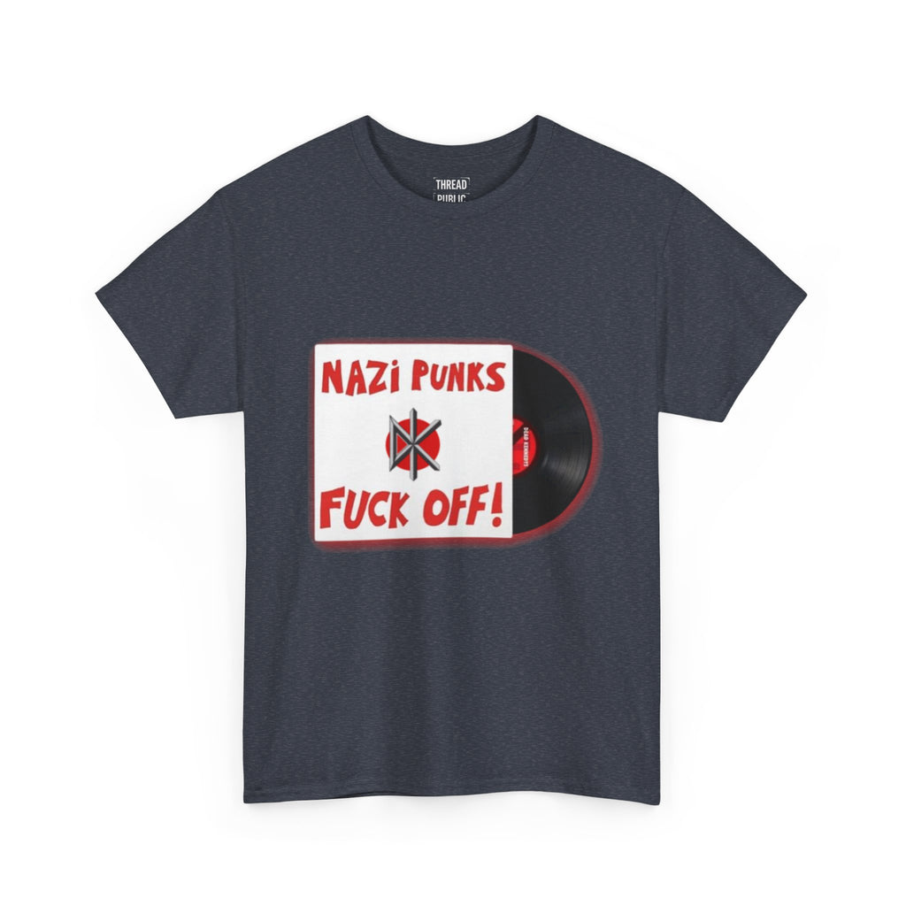 Nazi Punks Fuck Off Tee | Anti-Fascist Record Graphic Shirt