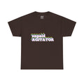 unpaid AGITATOR T-Shirt | Bold Text Graphic Tee, Activist Statement Shirt