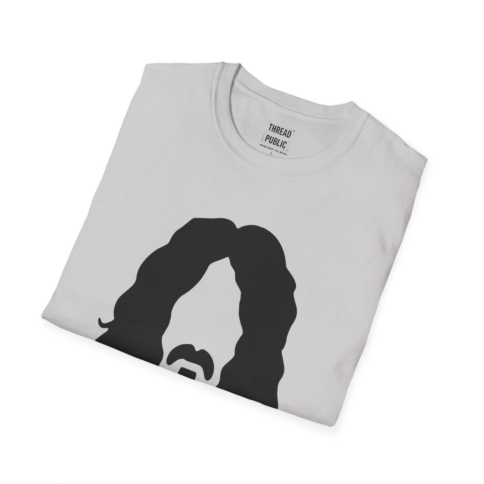 Frank Zappa Quote T-Shirt | Minimal Portrait, Back Typography