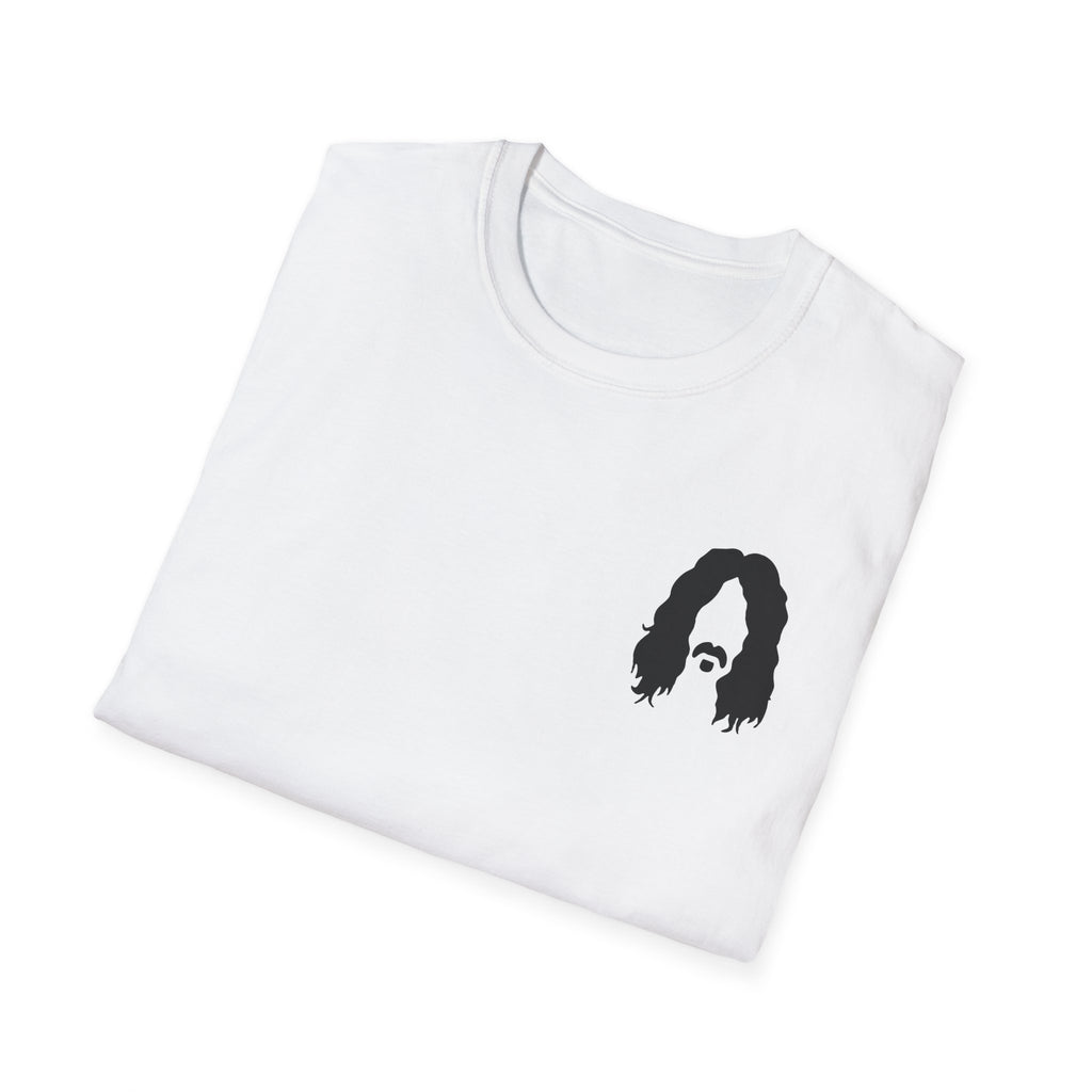 Copy of Copy of Frank Zappa Quote T-Shirt | Minimal Portrait, Back Typography