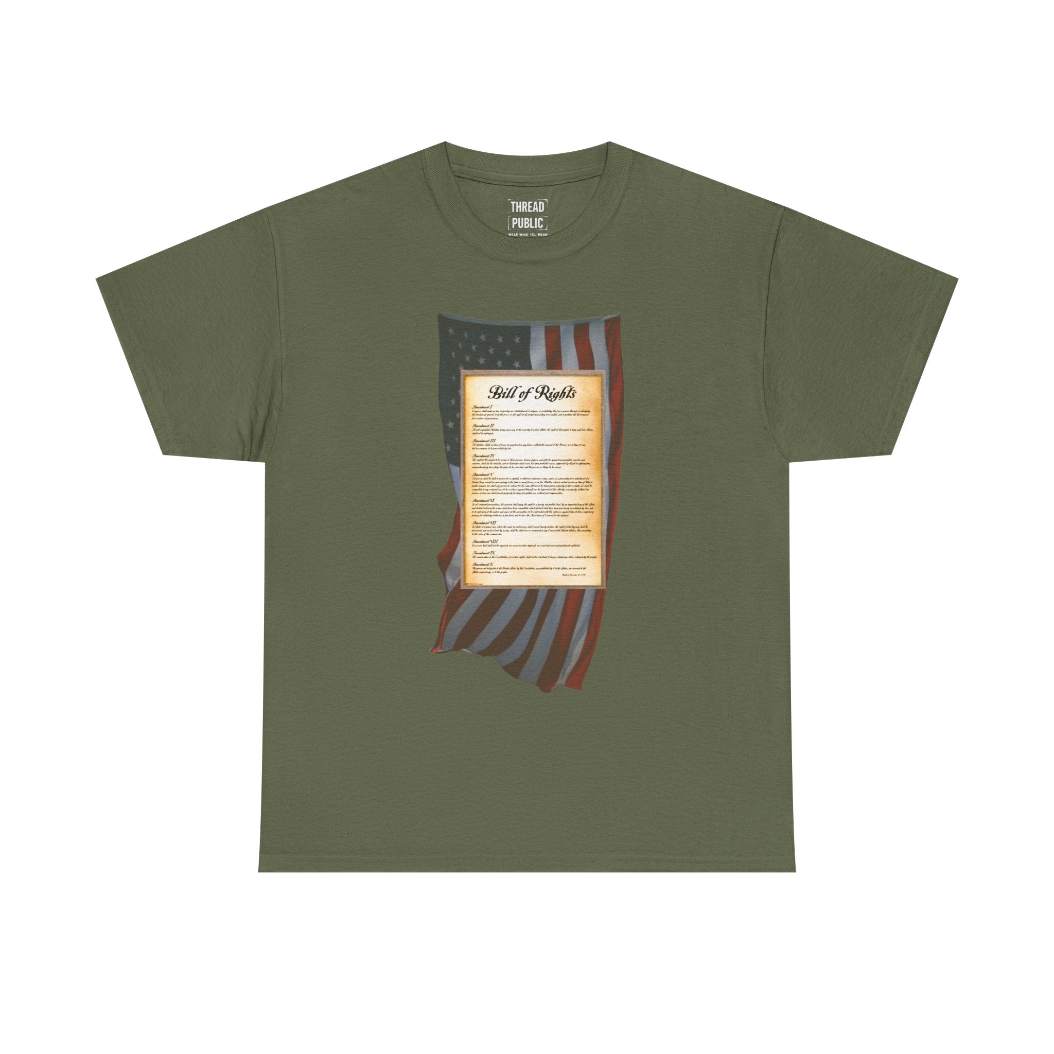 Bill of Rights T-Shirt | US Constitution Rights Document Tee