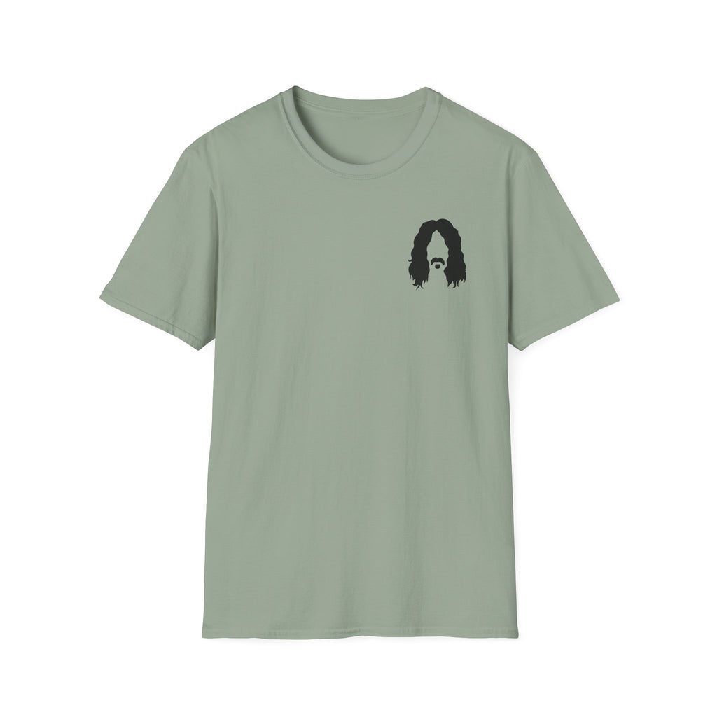 Copy of Copy of Frank Zappa Quote T-Shirt | Minimal Portrait, Back Typography