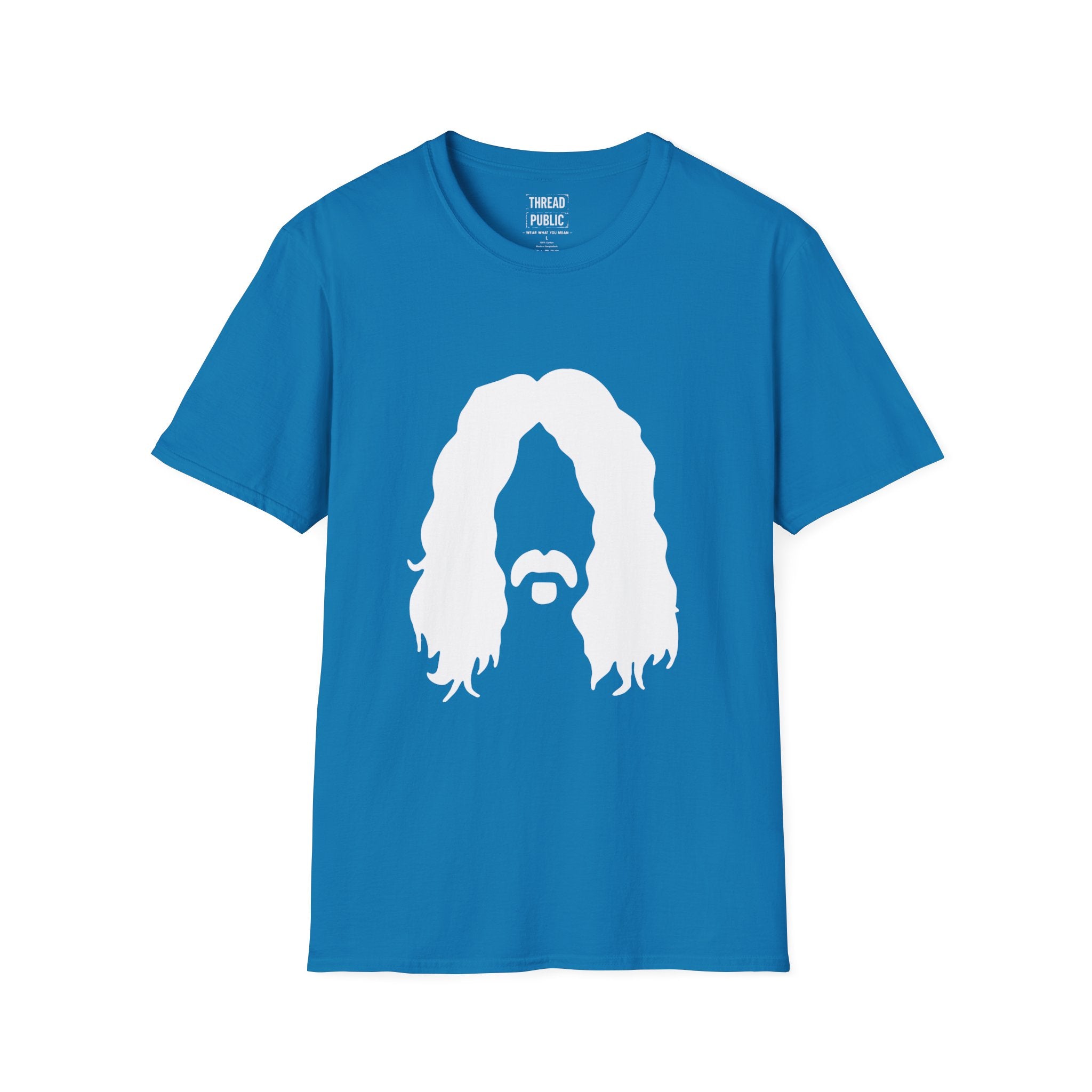 Zappa Quote T-Shirt | Minimal Portrait, Back Typography