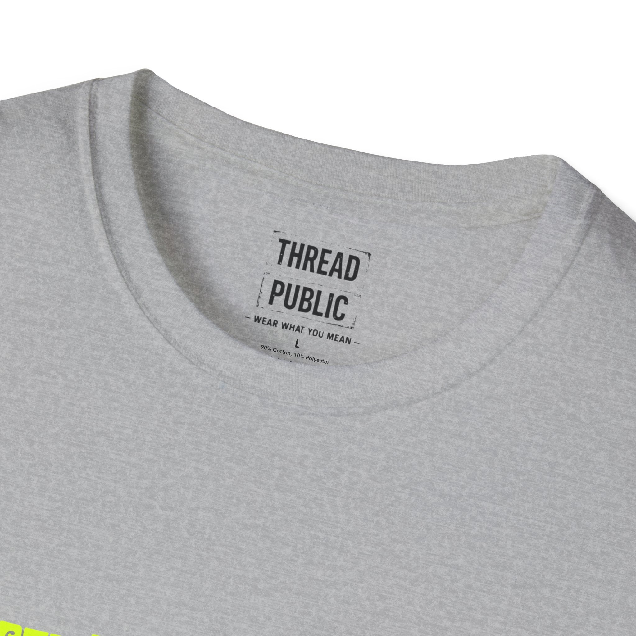 Jimi Quote T-Shirt | Retro Guitar Portrait, Yellow Text