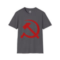 Red Hammer and Sickle Graphic T-Shirt | Communist Symbol Tee
