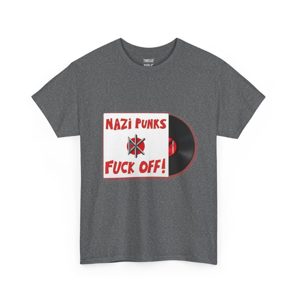 Nazi Punks Fuck Off Tee | Anti-Fascist Record Graphic Shirt