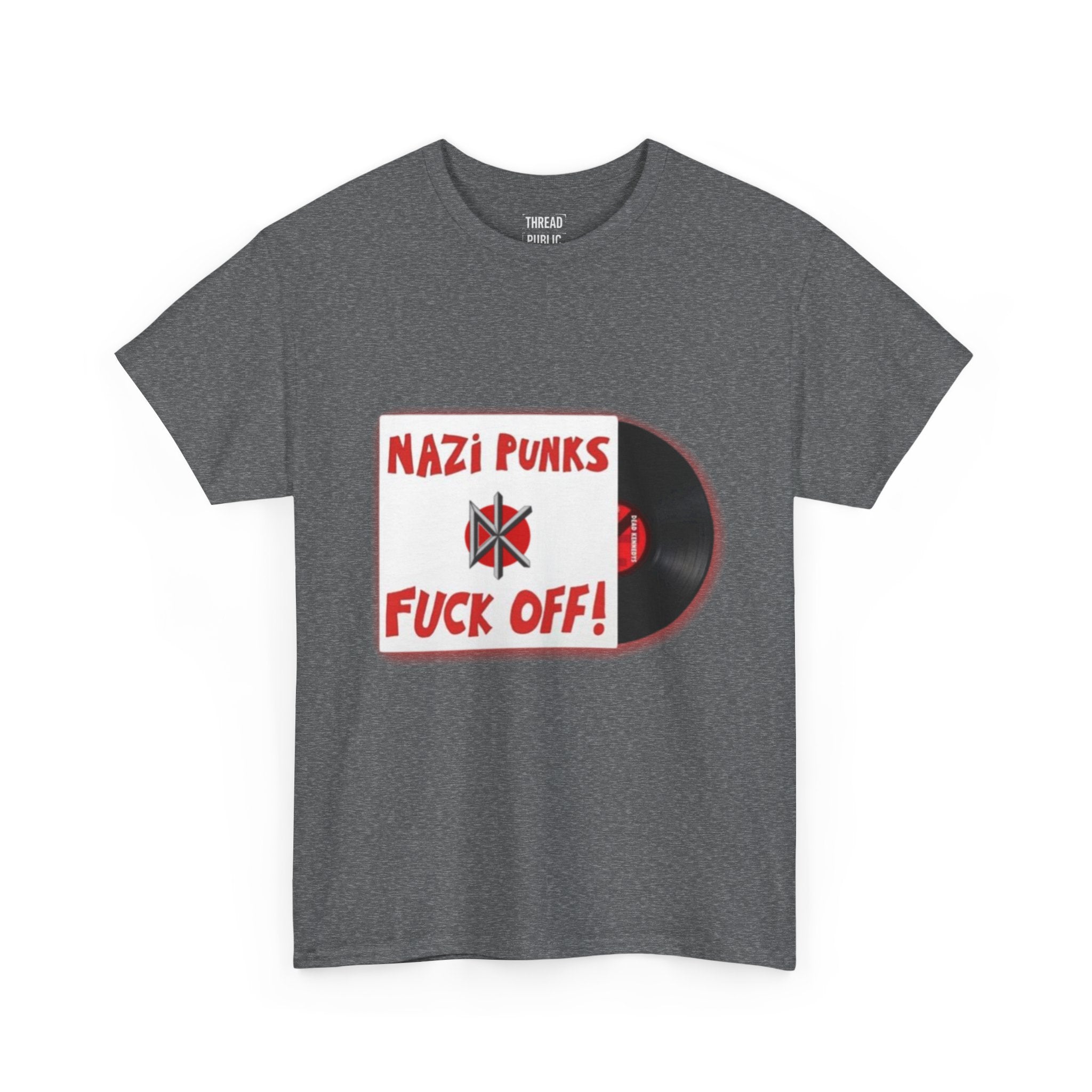 Nazi Punks Fuck Off Tee | Anti-Fascist Record Graphic Shirt