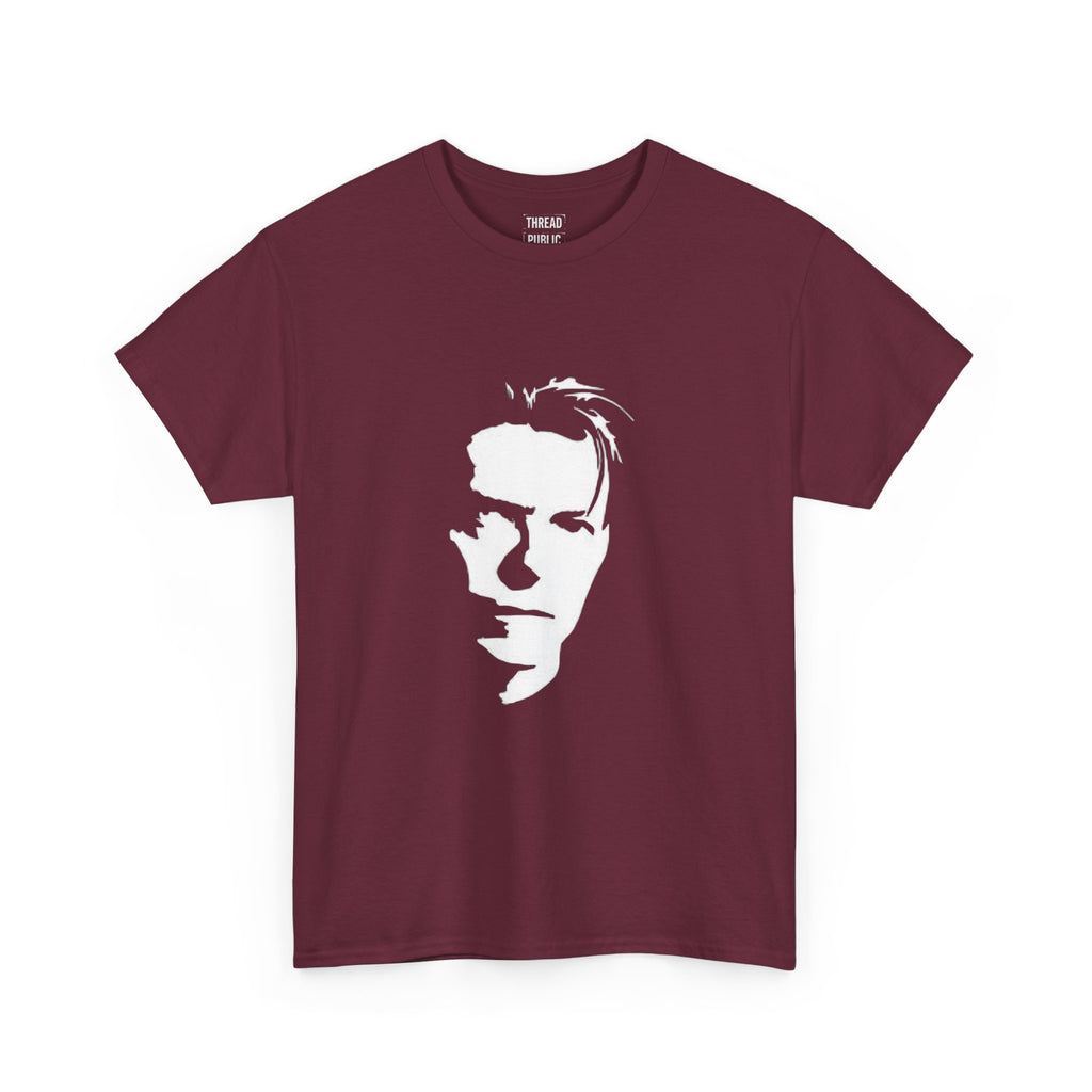 Bowie Quote Tee | "There's a terror in knowing what the world's about" back print