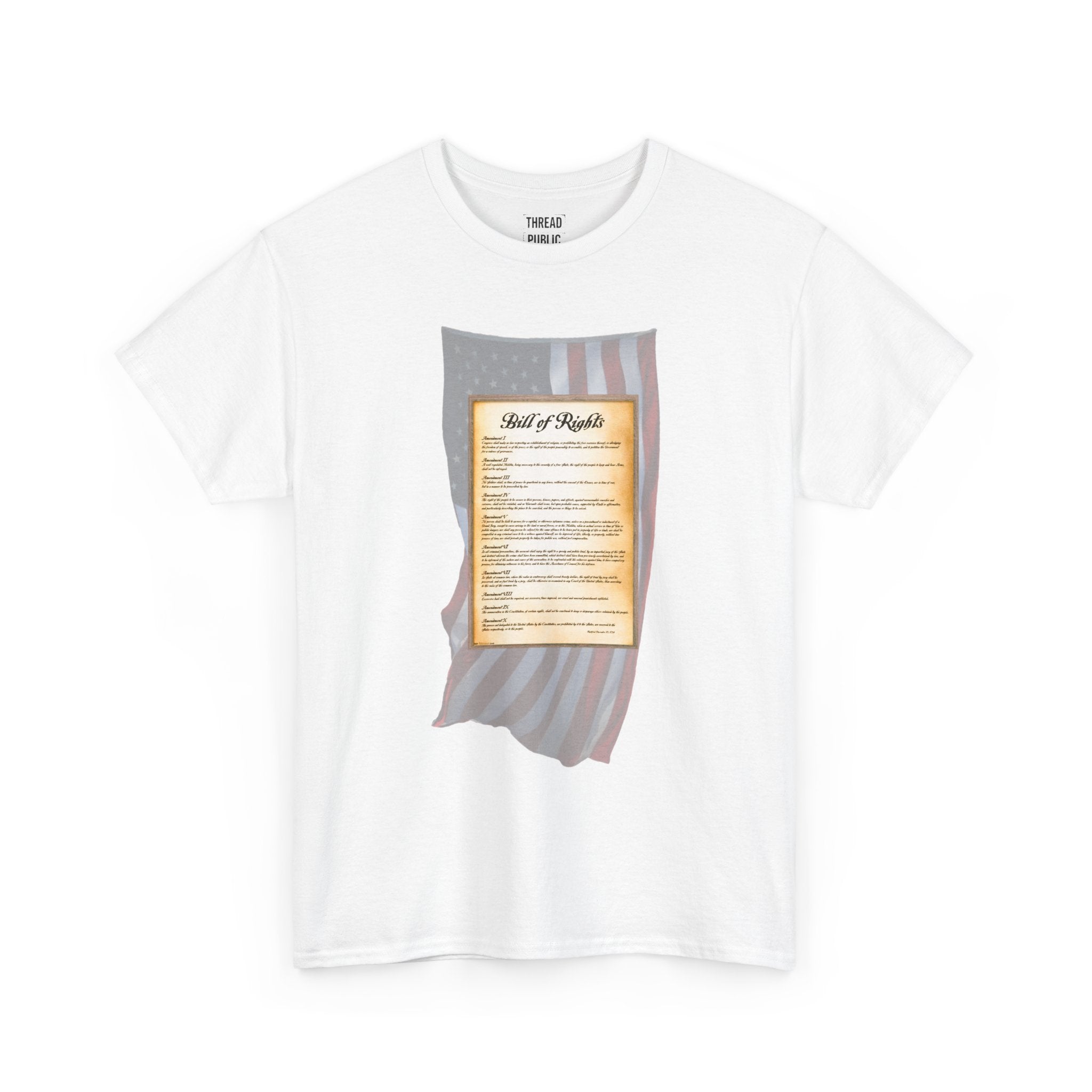 Bill of Rights T-Shirt | US Constitution Rights Document Tee