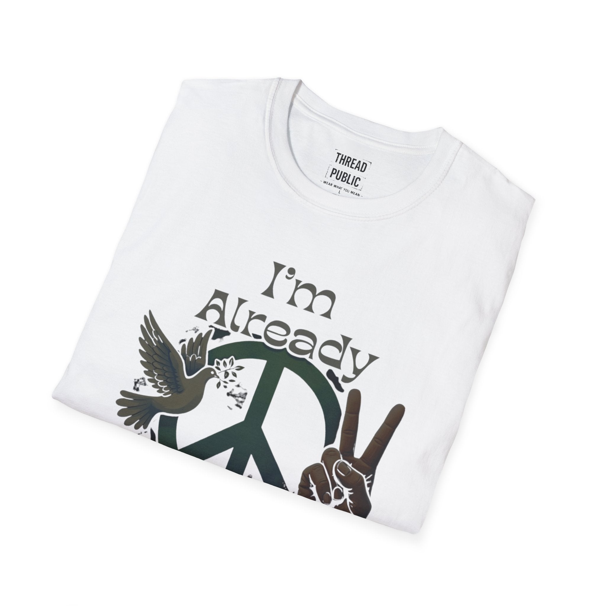 Anti-War Peace T-Shirt — "I'm Already Against The Next War" Graphic Tee