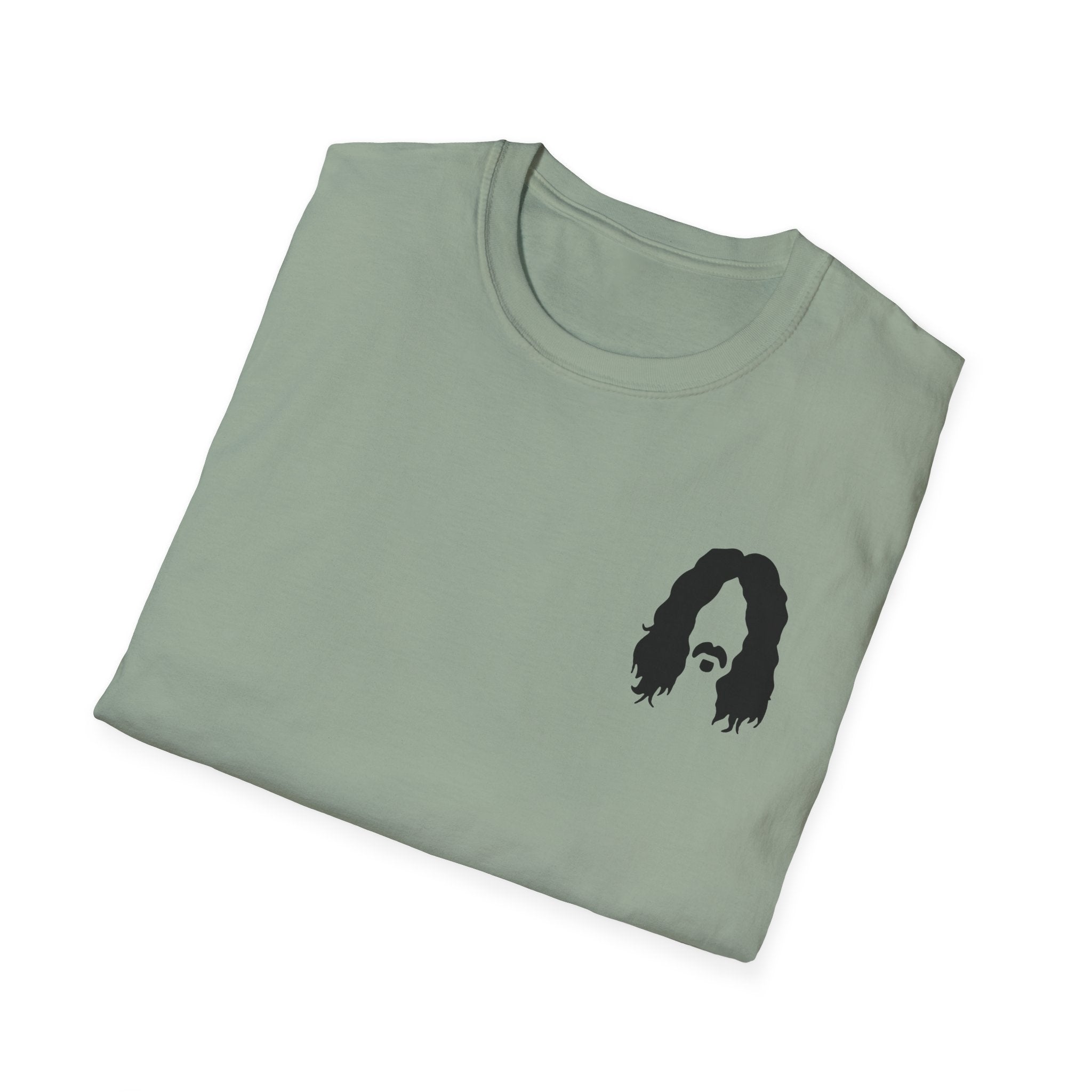 Copy of Copy of Frank Zappa Quote T-Shirt | Minimal Portrait, Back Typography